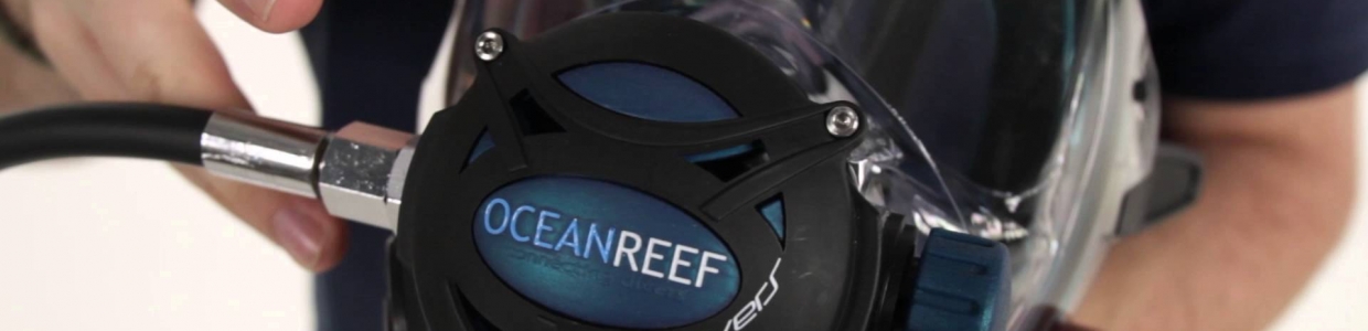 Ocean Reef Full Face Mask GDivers series connected divers future diving